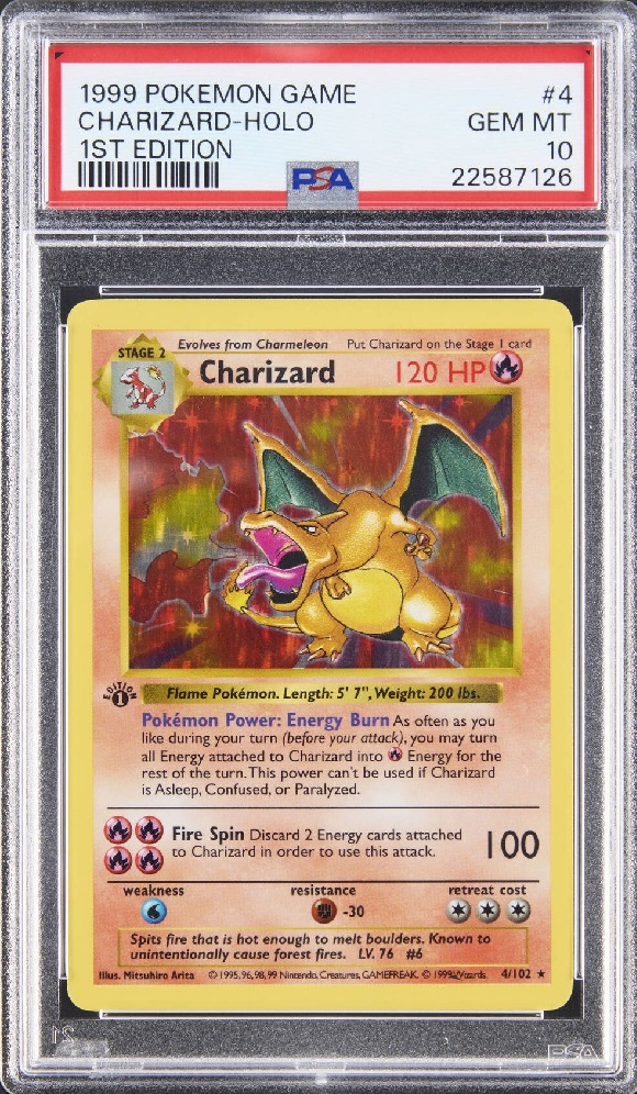 Charizard #4 PSA 10